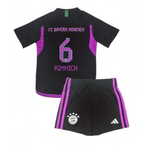 Bayern Munich Joshua Kimmich #6 Gostujuci Dres za Dječji 2023-24 Kratak Rukavima (+ kratke hlače)